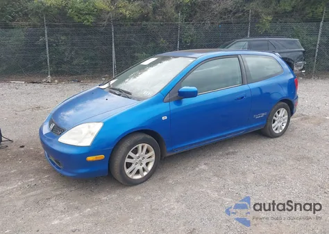 2003 Honda Civic Si из США, поврежденный, VIN SHHEP33633U404997